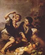 Bartolome Esteban Murillo The Pie Eater (mk08) oil painting artist